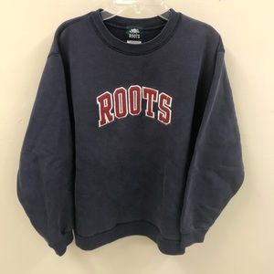 Sold on CP Roots Blue Spellout Long Sleeve Sweatshirt
